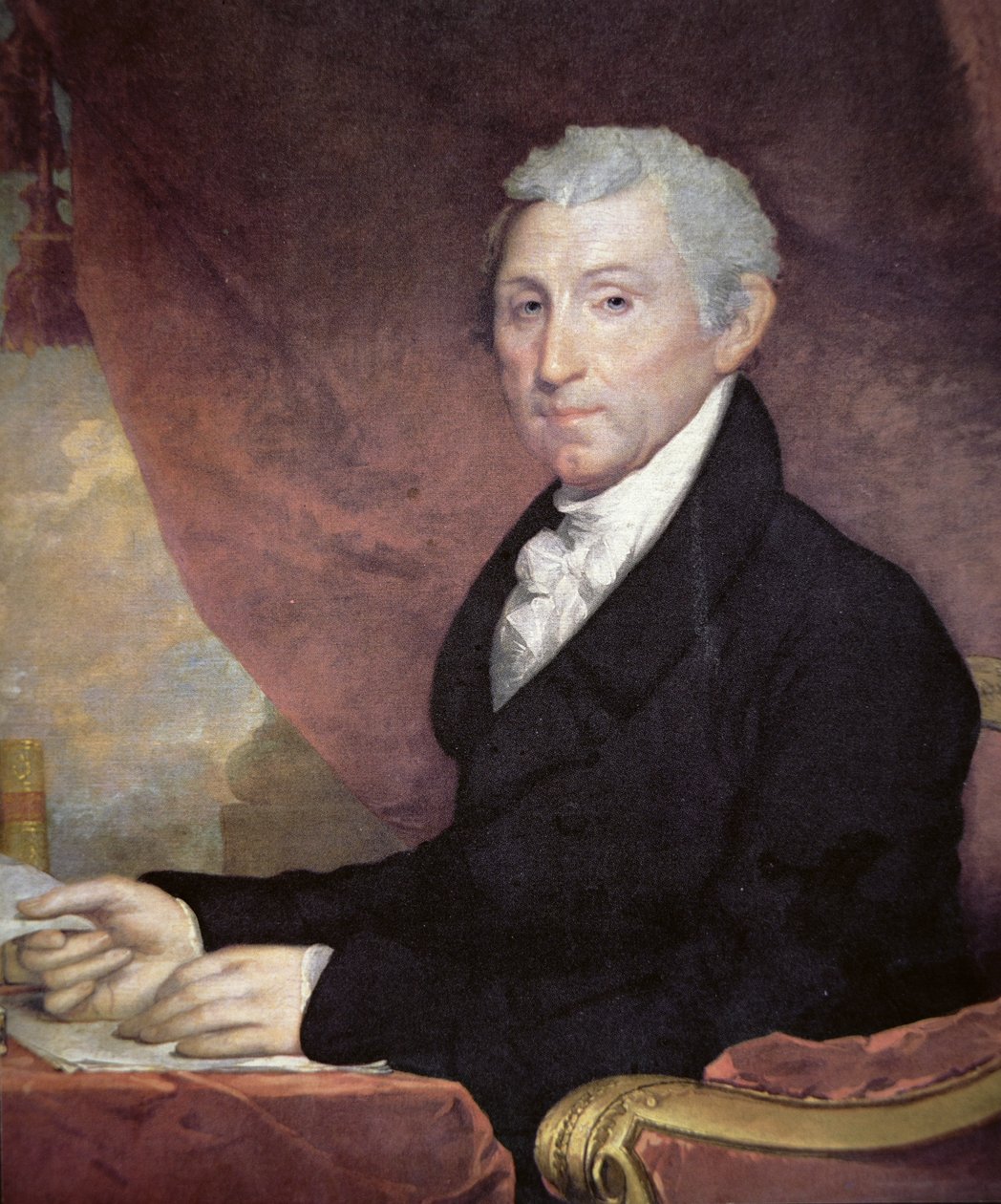James Monroe (1758-1831) (colour litho) بواسطة جيلبرت ستيوارت