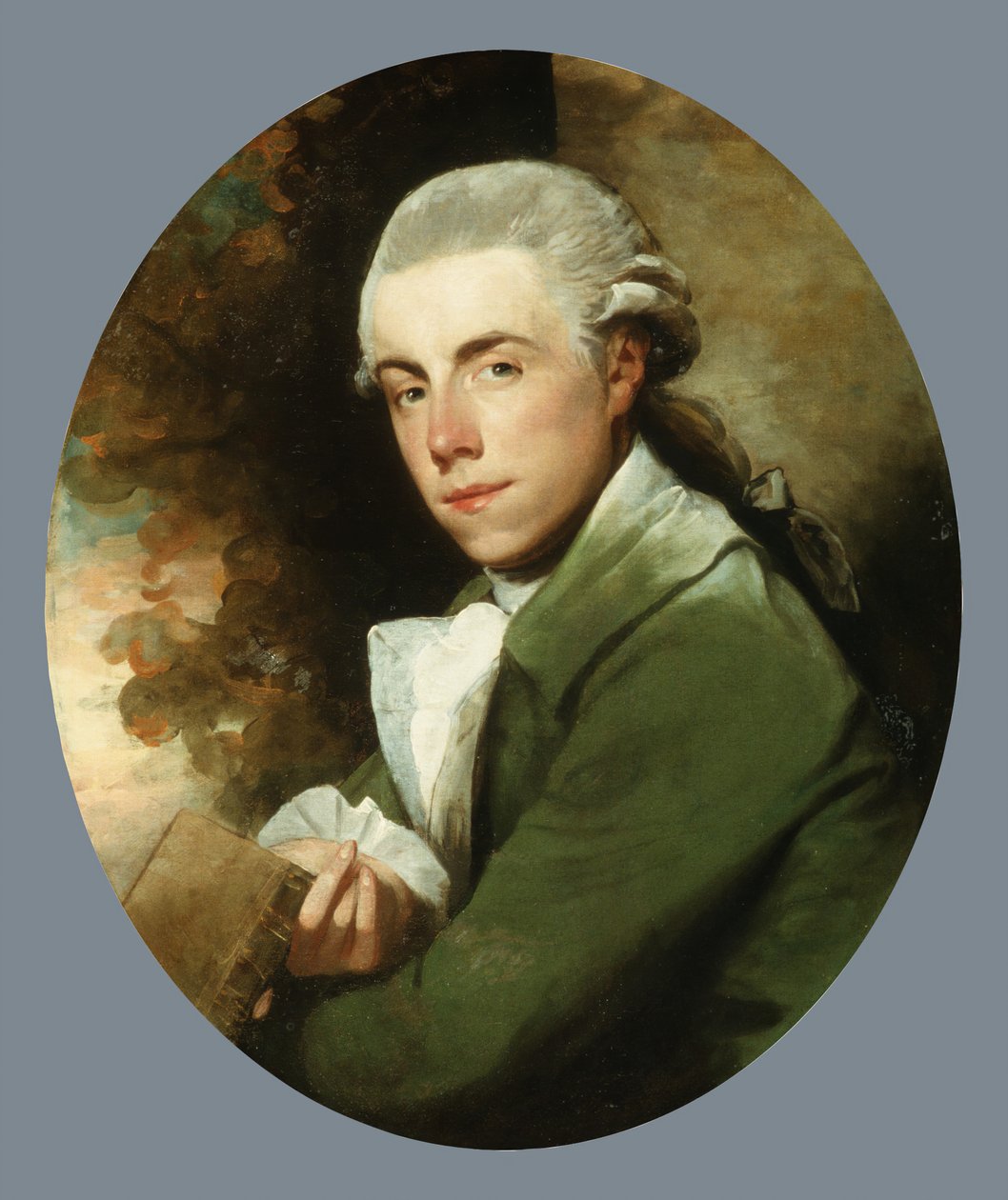رجل في معطف أخضر ، كاليفورنيا. 1779-85. بواسطة جيلبرت ستيوارت