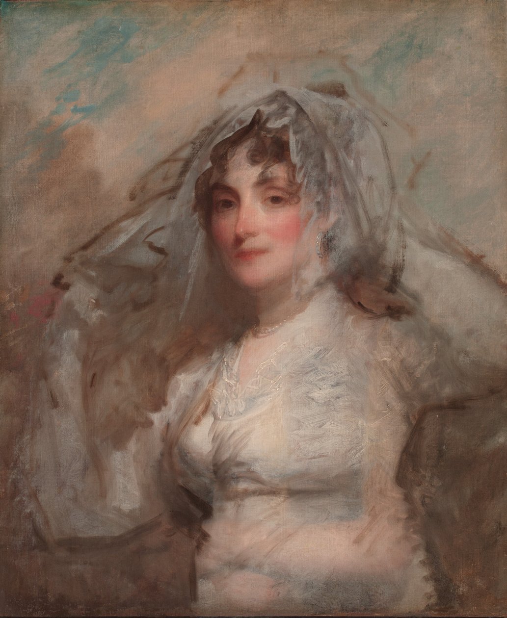 السيدة بيريز مورتون (1759-1846) ، حوالي 1802 بواسطة جيلبرت ستيوارت