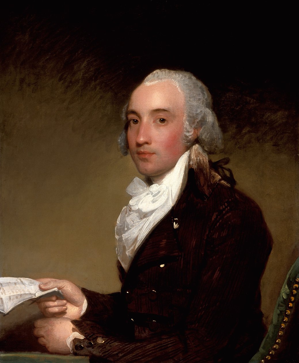 صورة ريتشارد بارينجتون ، في وقت لاحق فيكونت بارينجتون ، ج 1793-94 بواسطة جيلبرت ستيوارت