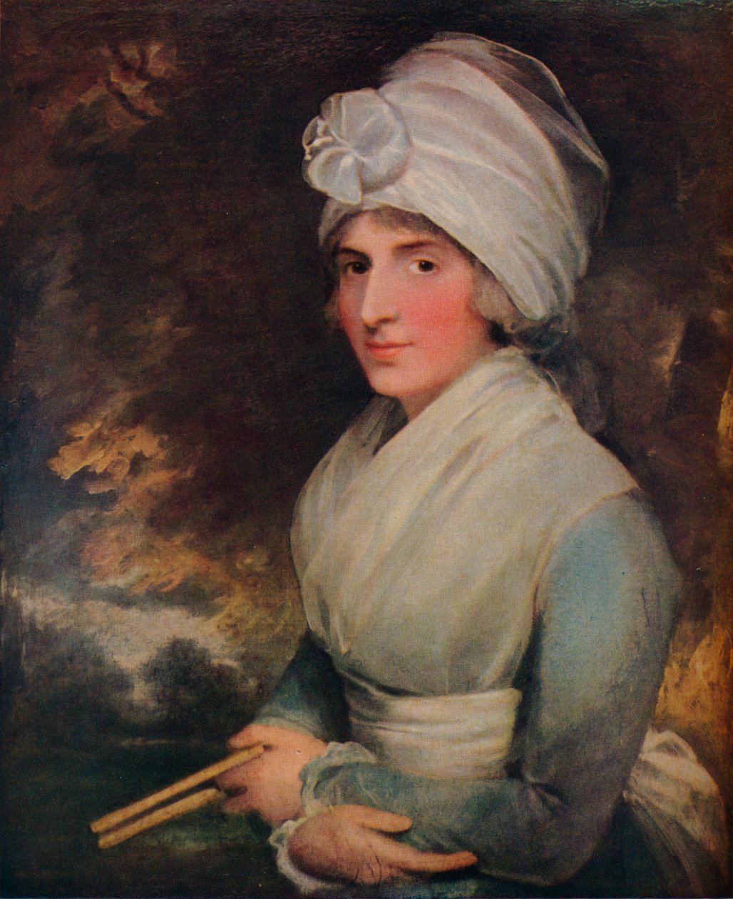 سارة سيدونز ، 1787 بواسطة جيلبرت ستيوارت