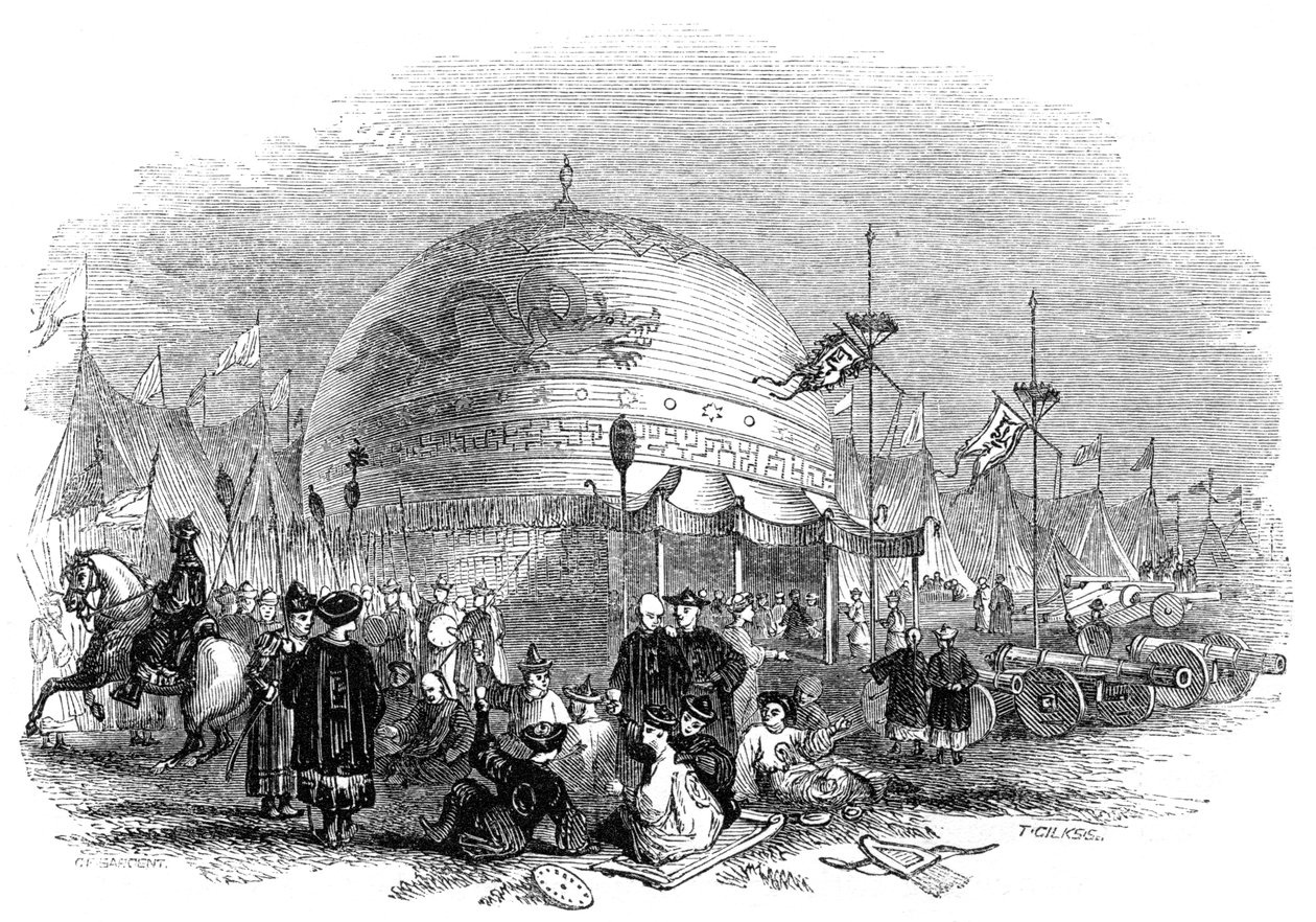 حفل كبير لمحاولة المدفع ، 1847 بواسطة جايلز