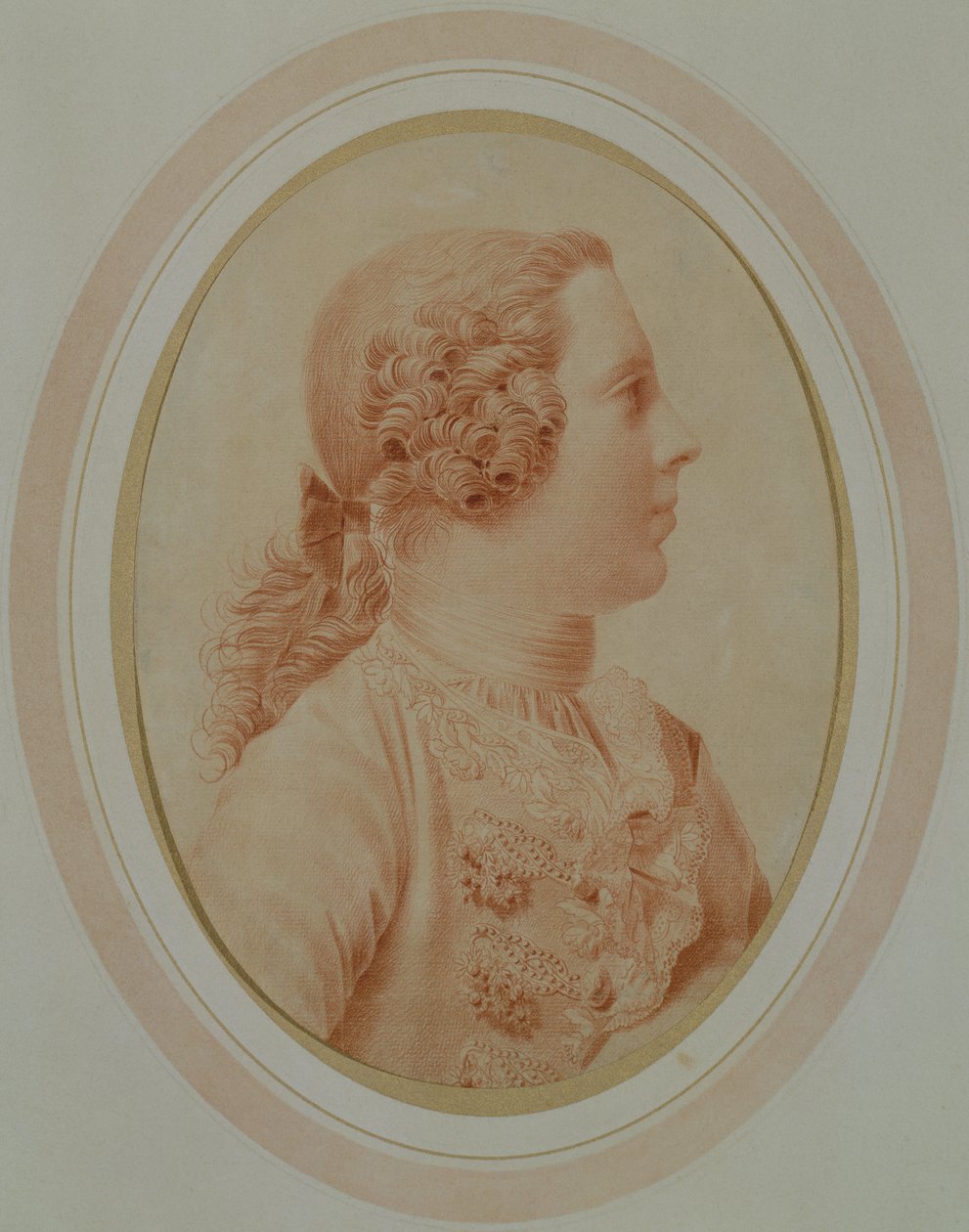 صورة لتشارلز إدوارد ستيوارت ، الاسم المستعار "بوني برينس تشارلي" (1720-88) (طباشير أحمر) بواسطة جايلز هاسي