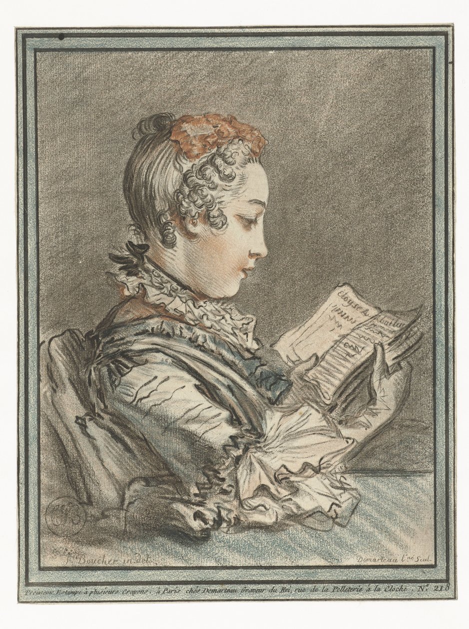 قراءة امرأة Femme lisant Eloyse et Abailar بواسطة جيل ديمارتو