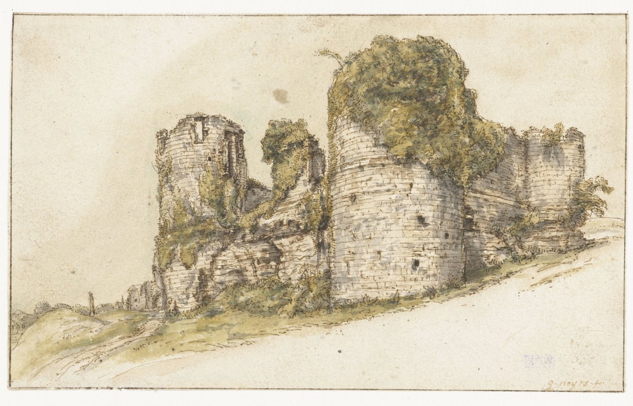 منظر لـ Château de César في Vau بواسطة جيل نايتس