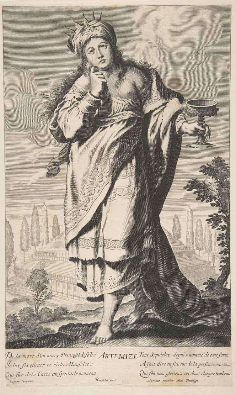 أرتميس ، كاليفورنيا. 1639-40. التأليف: جيل روسيليت ، أبراهام بوس. بواسطة جيل روسيليت وأبراهام بوس