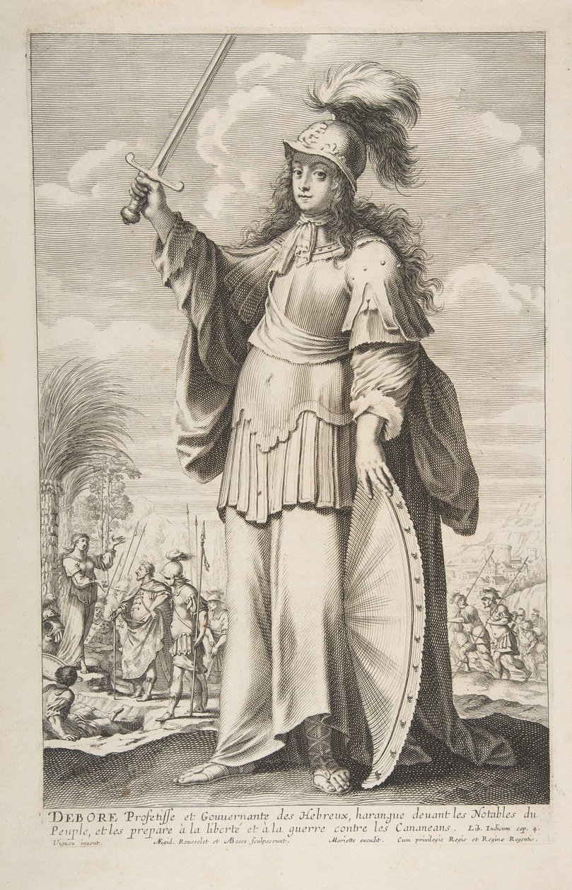 ديبوراه ، 1647. المؤلفون: جيل روسيليت ، أبراهام بوس. بواسطة جيل روسيليت وأبراهام بوس