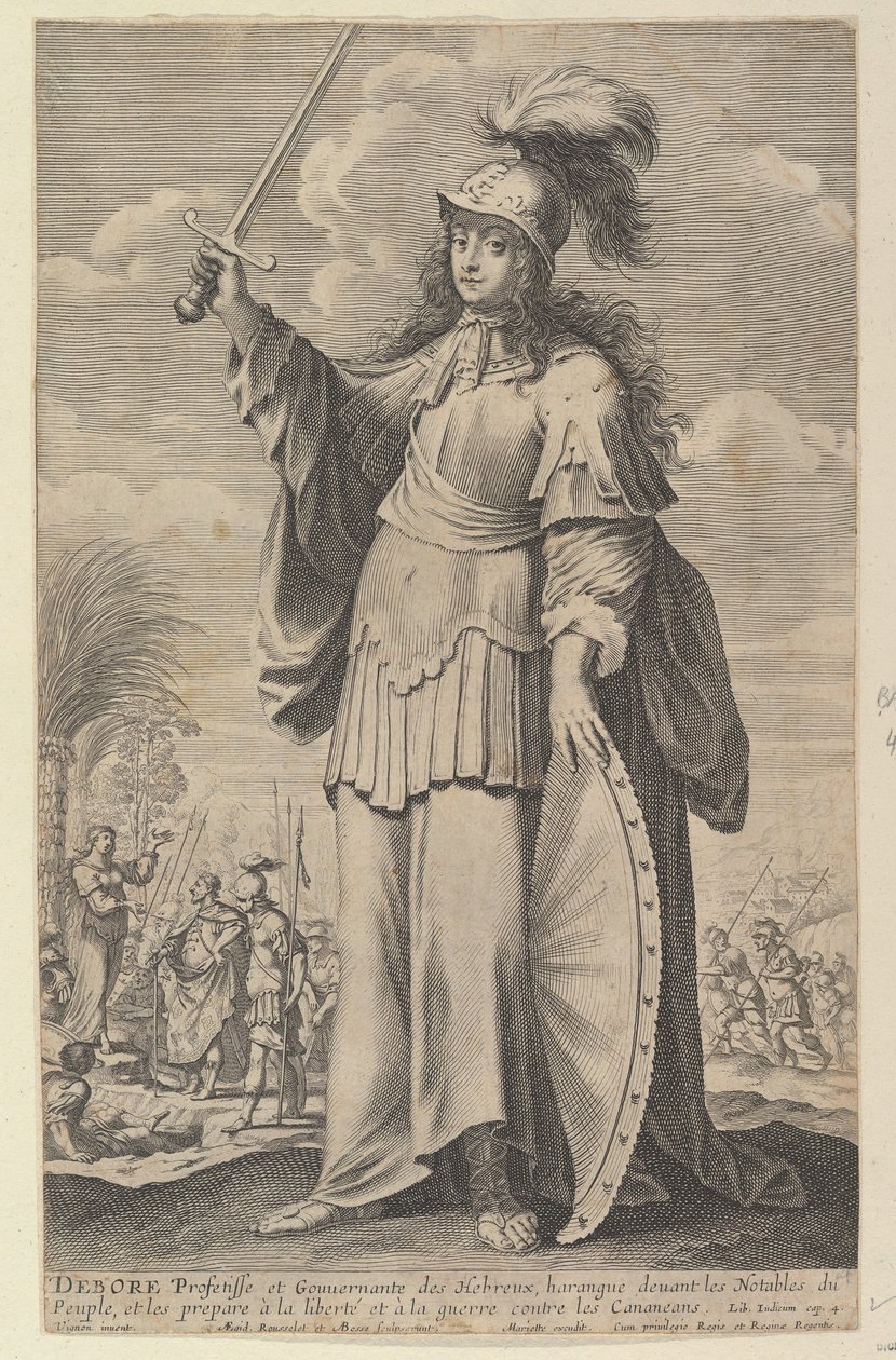 ديبوراه ، 1647. المؤلفون: جيل روسيليت ، أبراهام بوس. بواسطة جيل روسيليت وأبراهام بوس