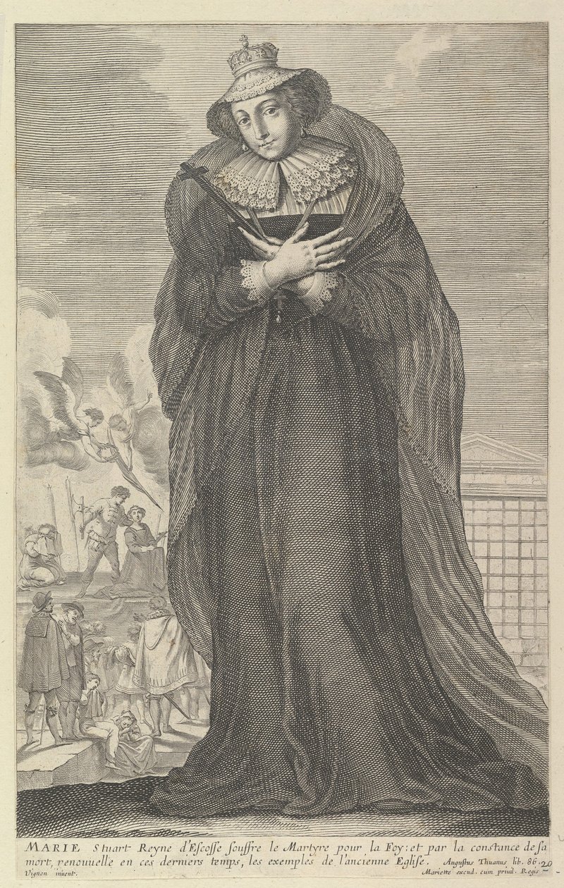 ماري ستيوارت ، 1647. المؤلفون: جيل روسيليت ، أبراهام بوس. بواسطة جيل روسيليت وأبراهام بوس