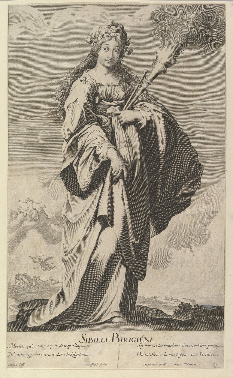 فريجيان سيبل ، كاليفورنيا. 1635. المؤلفون: جيل روسيليت ، أبراهام بوس. بواسطة جيل روسيليت وأبراهام بوس