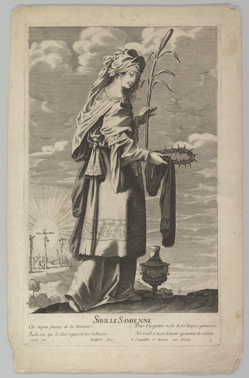 ساميان العرافة ، كاليفورنيا. 1635. المؤلفون: جيل روسيليت ، أبراهام بوس. بواسطة جيل روسيليت وأبراهام بوس