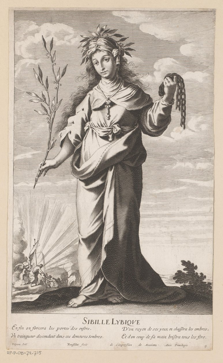 Libische sibille Sibylle Libyque (العنوان على الكائن) العرافة (عنوان المسلسل) العرافات (عنوان المسلسل) بواسطة جيل روسيليت