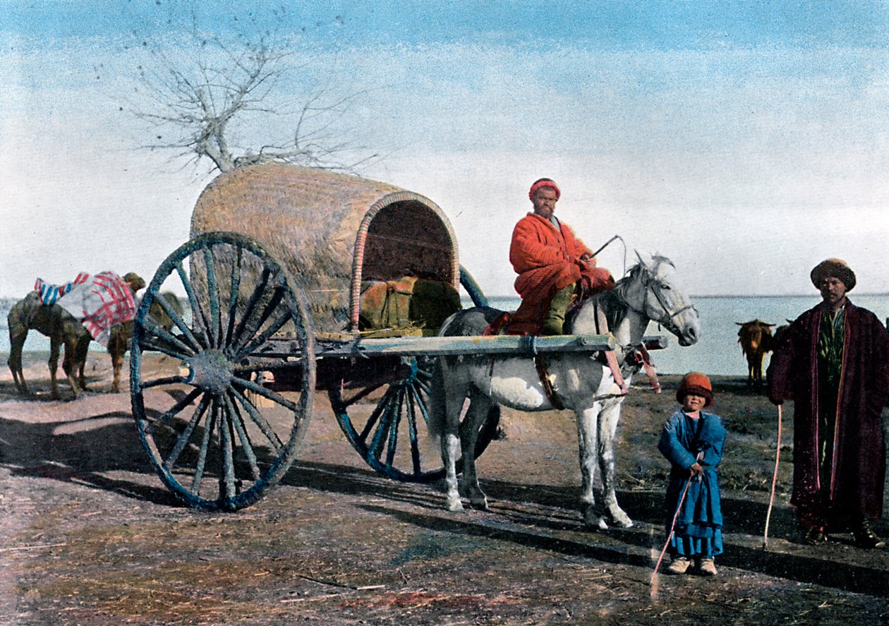عربة بخارى ، أوزبكستان ، c1890 بواسطة جيلو