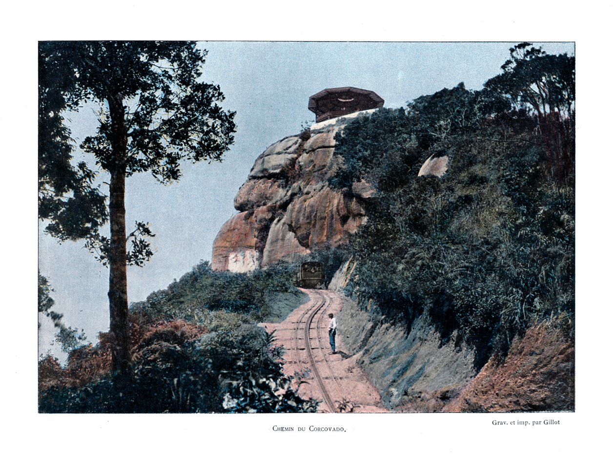 Corcovado Rack Railway ، ريو دي جانيرو ، البرازيل ، القرن التاسع عشر بواسطة جيلو