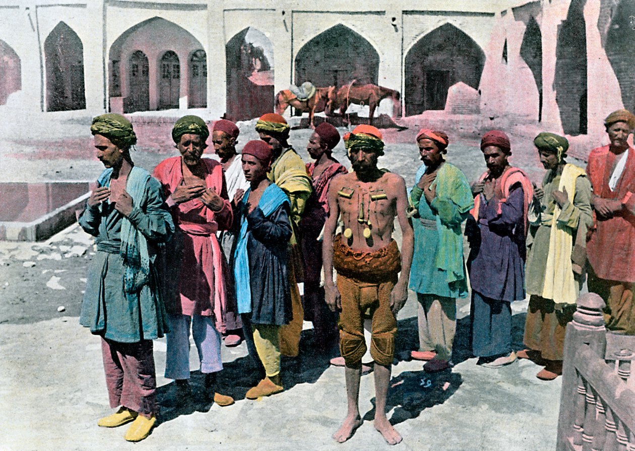 الدراويش والشهداء ، طهران ، c1890 بواسطة جيلو