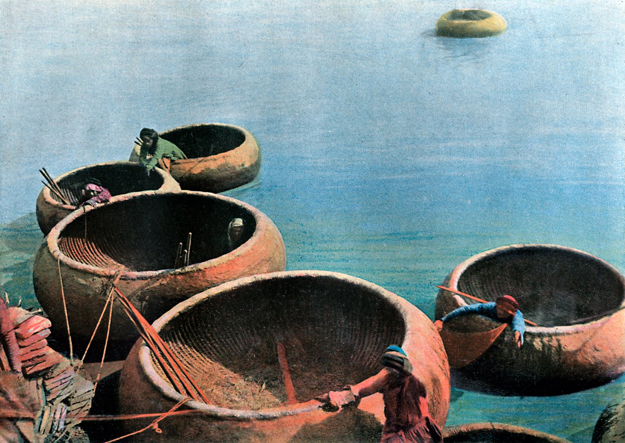 الكوفة على نهر الفرات ، c1890 بواسطة جيلو