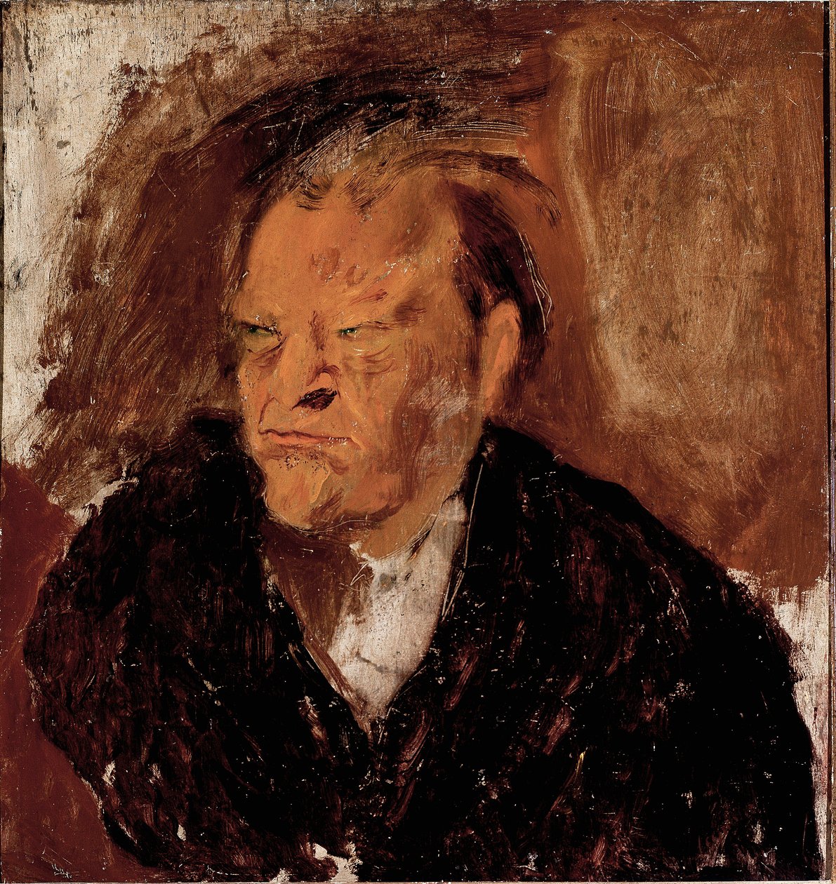 Portrait of the poet Giuseppe Ungaretti (1888-1970) Painting بواسطة جينو بونيشي