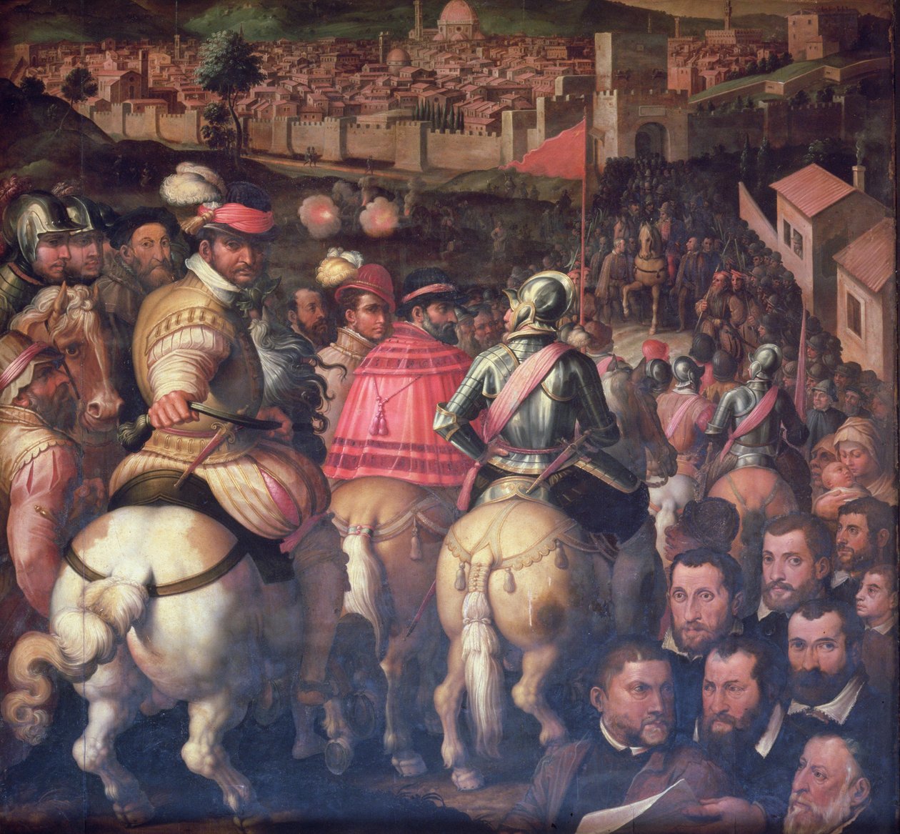 الانتصار بعد الحرب مع سيينا من سقف Salone dei Cinquecento ، 1565 (لوحة) بواسطة جورجيو فاساري