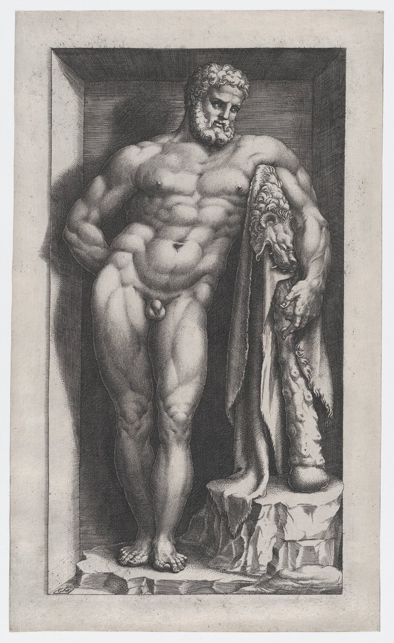 Farnese Hercules ، القرن السادس عشر ، القرن السادس عشر. بواسطة جورجيو غيسي