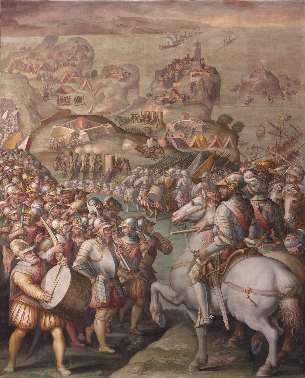 الاستيلاء على بورتو إركول ، 1568-1570 بواسطة جورجيو فاساري