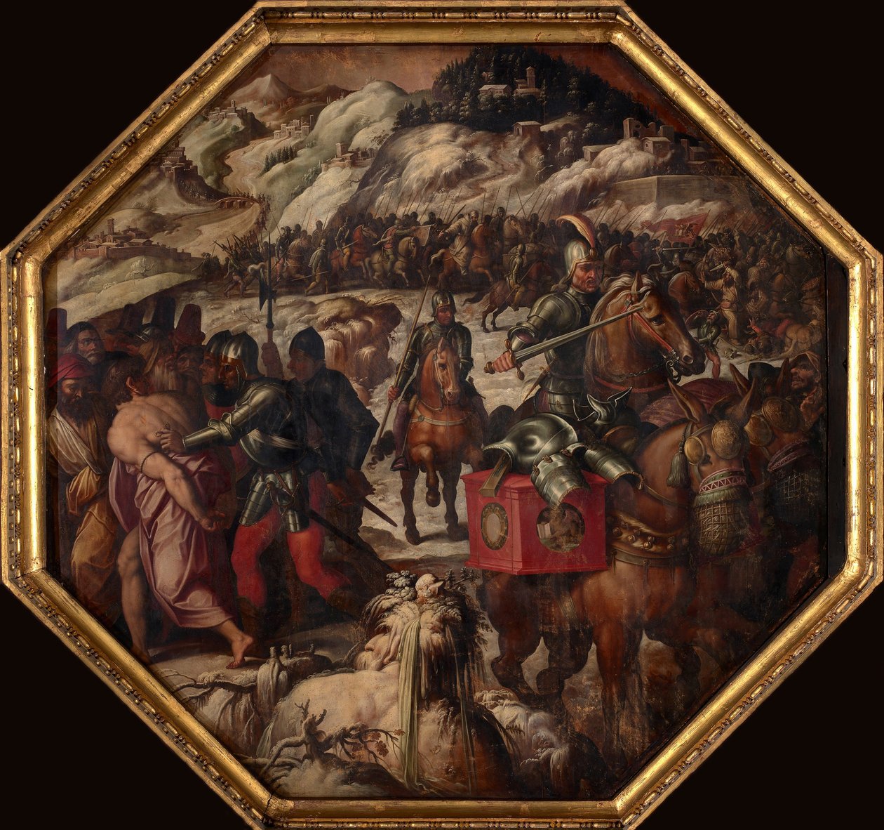 هزيمة البندقية في كاسنتينو ، 1563-1565 بواسطة جورجيو فاساري