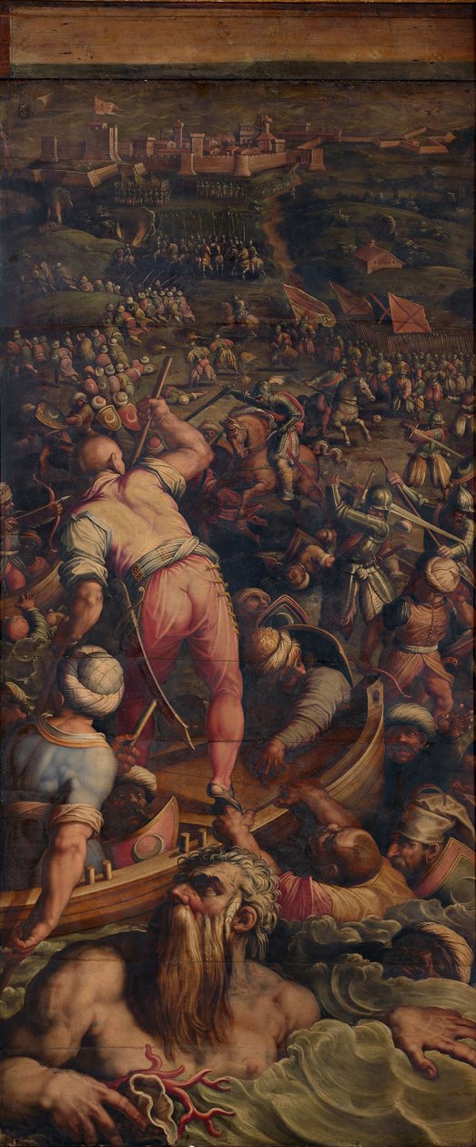 هزيمة الأتراك في بيومبينو ، 1563-1565 بواسطة جورجيو فاساري