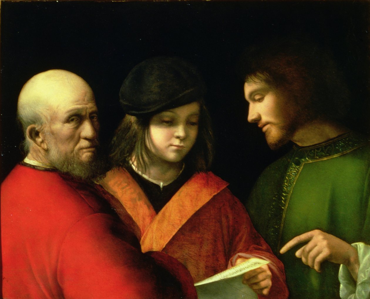 العصور الثلاثة للإنسان ، c.1500-01 (لوحة) بواسطة Giorgione da Castelfranco