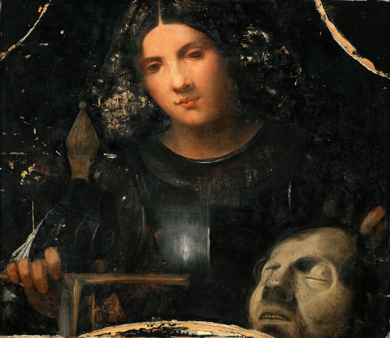 داود برأس جالوت بواسطة Giorgione da Castelfranco