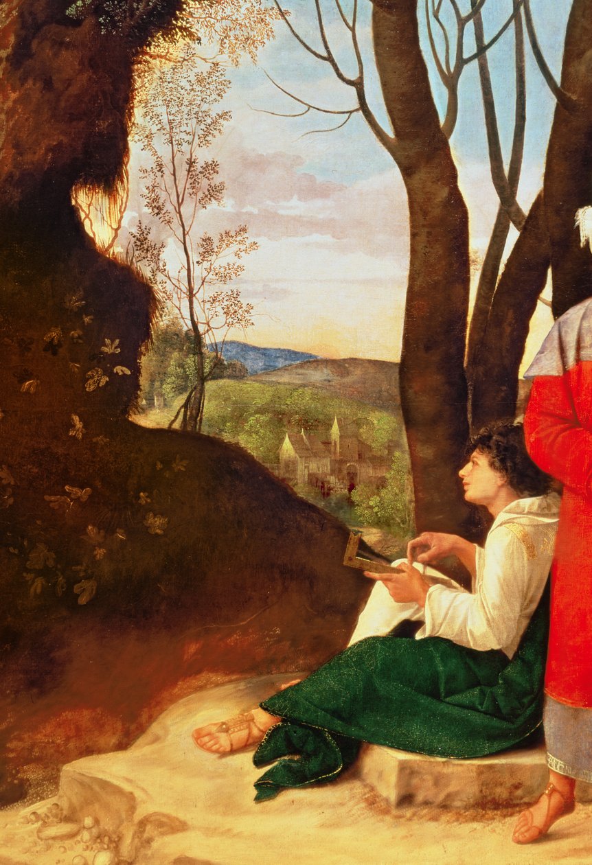 الفلاسفة الثلاثة (تفاصيل 54291) بواسطة Giorgione da Castelfranco