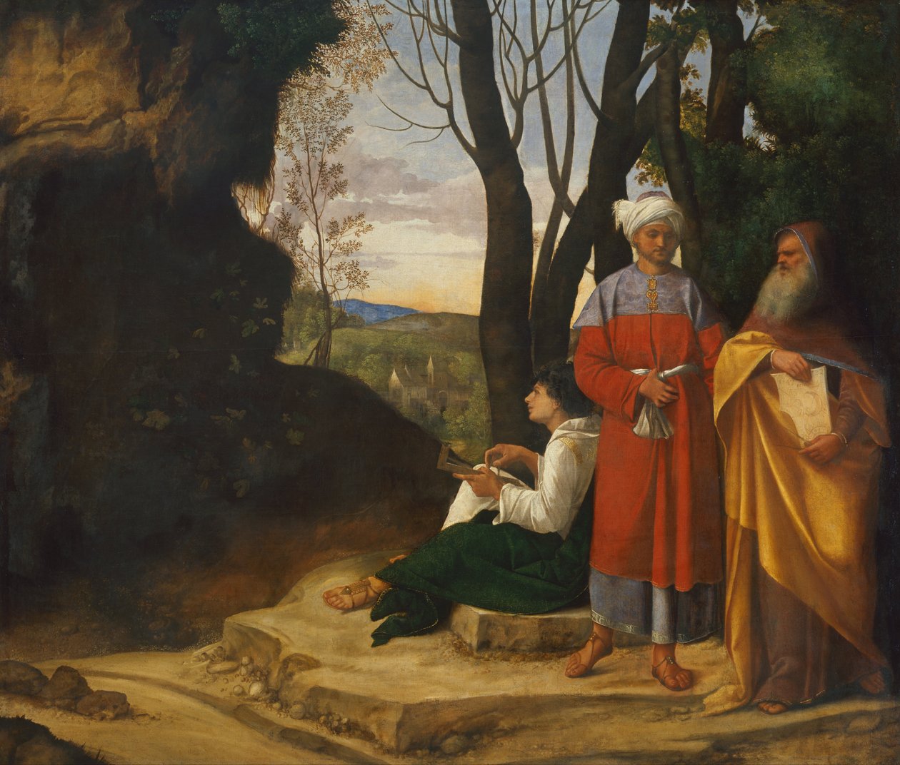 ثلاثة فلاسفة بواسطة Giorgione da Castelfranco