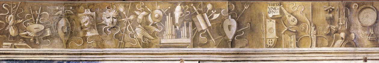 الفنون الليبرالية. إفريز في كازا بيليزاري ، ج. 1500 بواسطة Giorgione da Castelfranco