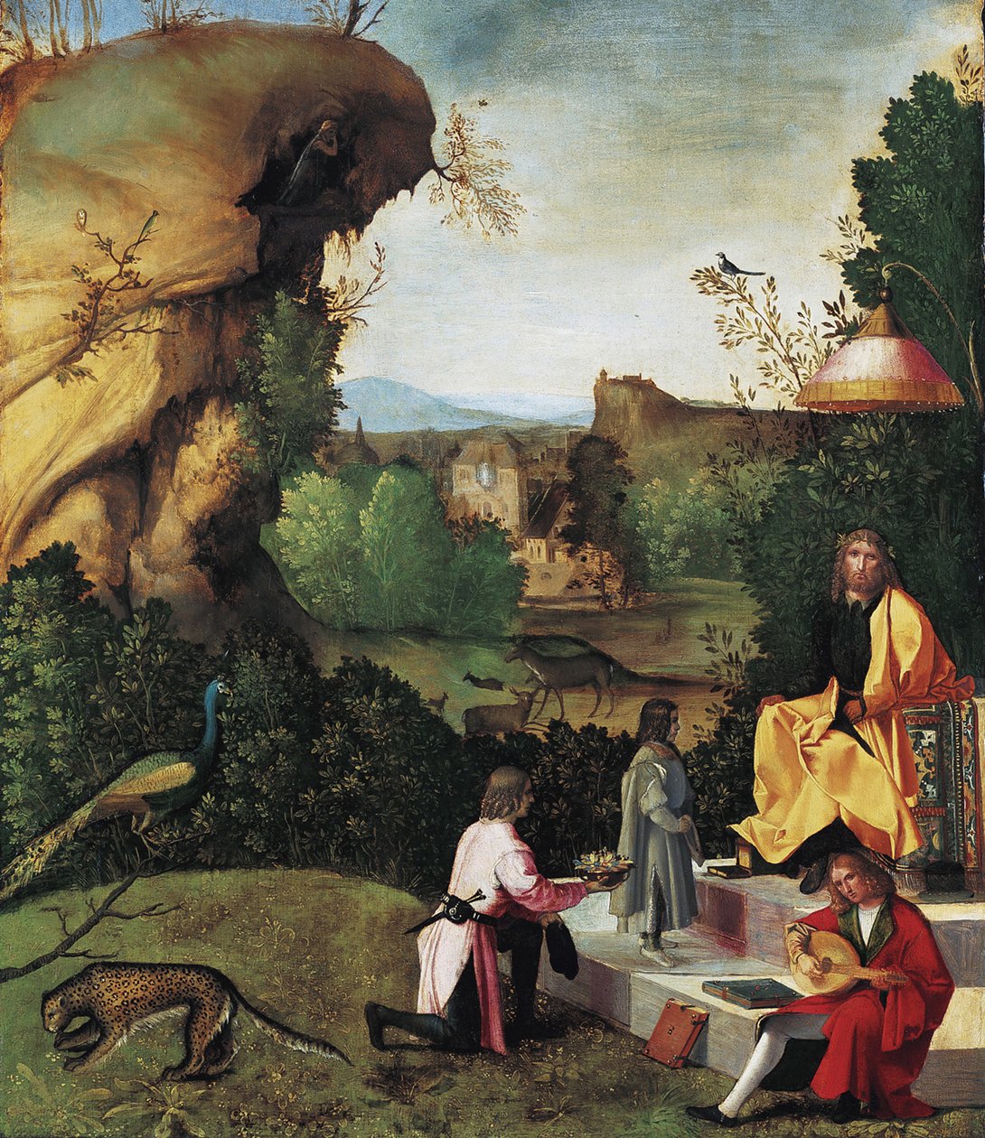 زحل المنفي ، أواخر القرن الخامس عشر بواسطة Giorgione da Castelfranco