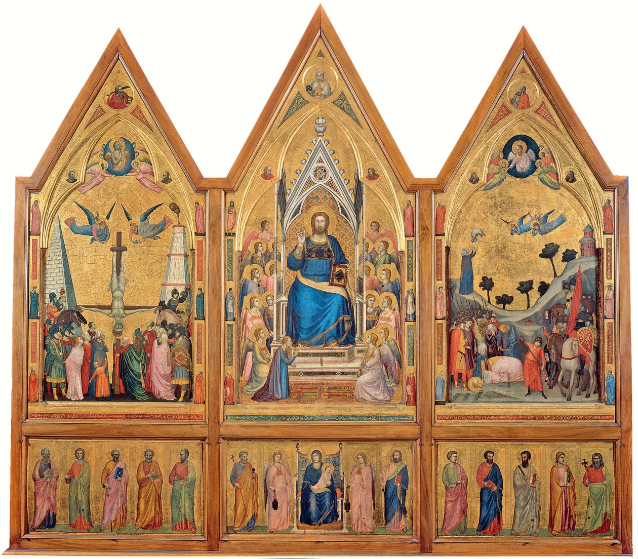The Stefaneschi Triptych بواسطة جيوتو دي بوندوني