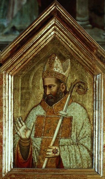 القديس من St. Reparata Polyptych (اللوحة اليمنى الوسطى) (تفاصيل 66557 ، انظر أيضًا 66556-66568) بواسطة جيوتو (سي 1266 1337)