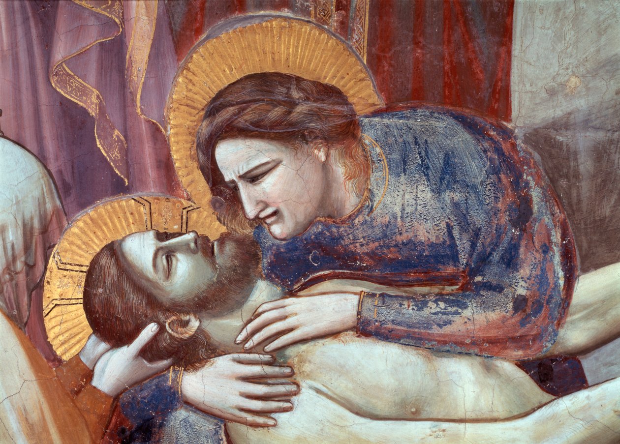 Lamentation of Christ, detail of the virgin (Fresco بواسطة جيوتو (سي 1266 1337)