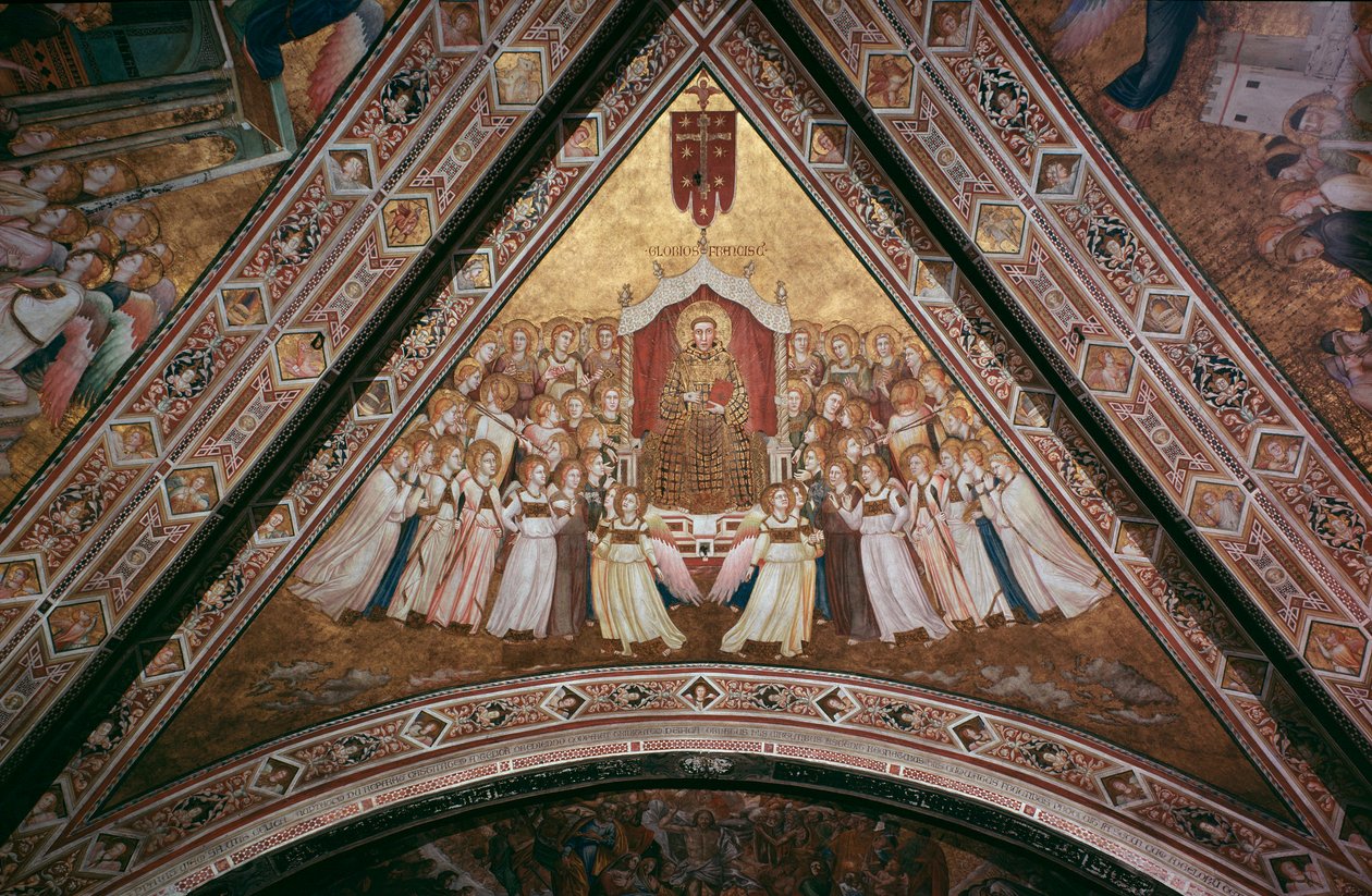 انتصار القديس فرنسيس الأسيزي (Fresco بواسطة جيوتو (سي 1266 1337)