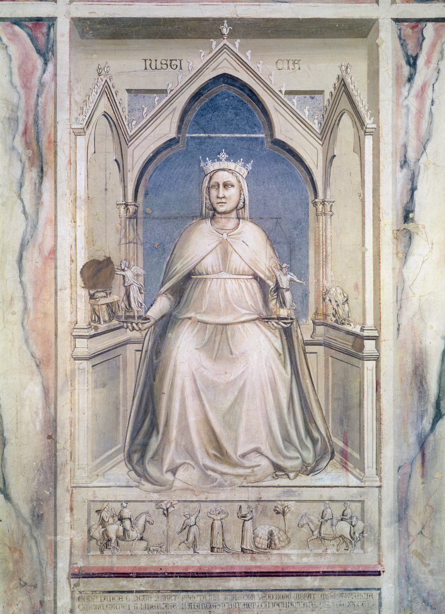 Allegory of Justice ، c.1305 (فريسكو) بواسطة جيوتو دي بوندوني