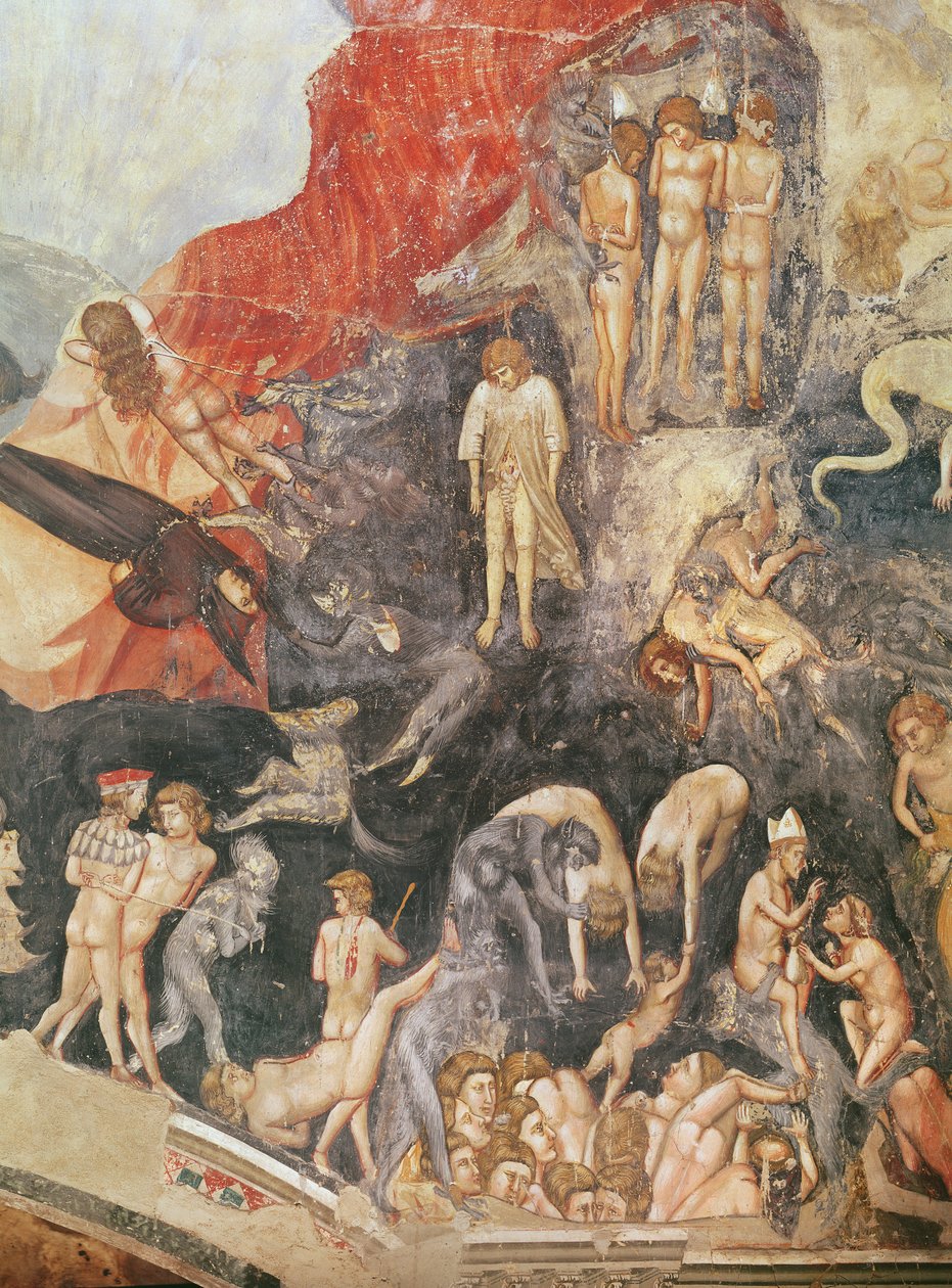الحكم الأخير ، تفاصيل الملعونين ، 1303-05 (انظر أيضًا 65227) بواسطة جيوتو دي بوندوني