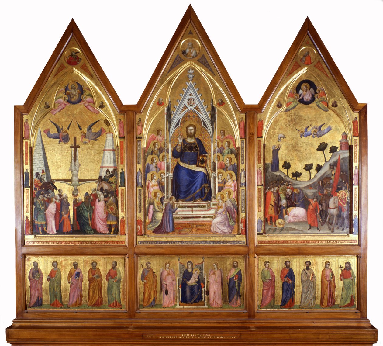 The Stefaneschi Triptych ، c.1320 (درجة الحرارة على اللوحة) بواسطة جيوتو دي بوندوني