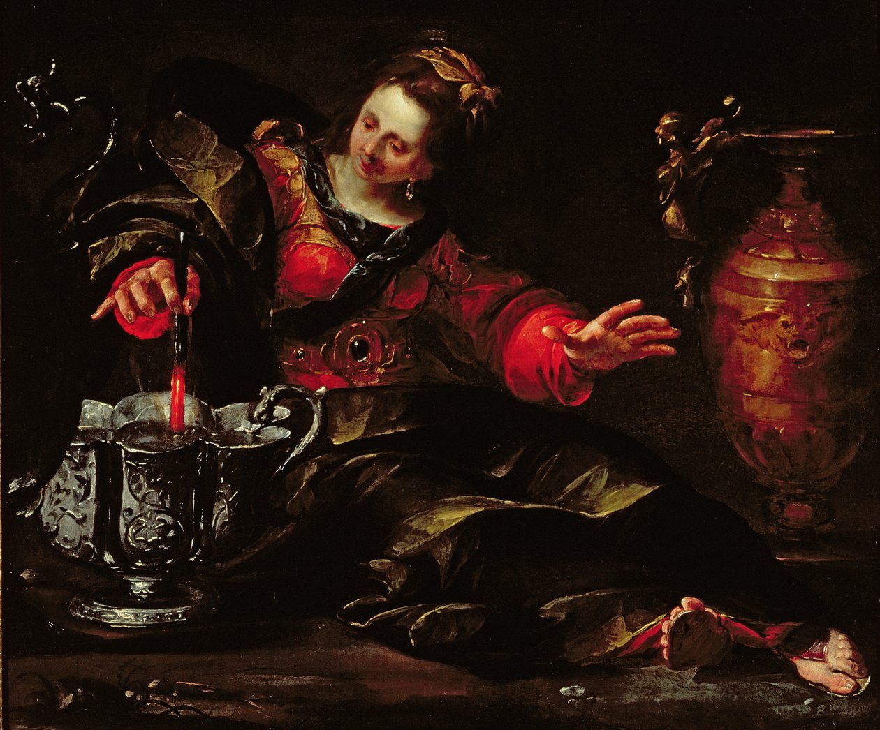 Circe Mulling Wine ، c.1630 بواسطة جيوفاتشينو أسيريتو