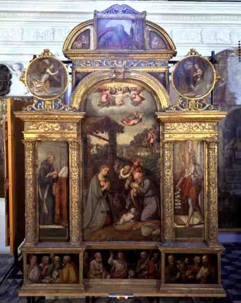 Polyptych تظهر الميلاد والمشاهد الدينية الأخرى (زيت على لوحة) بواسطة جيوفان فيليبو (مدرسة) كريسكوولو