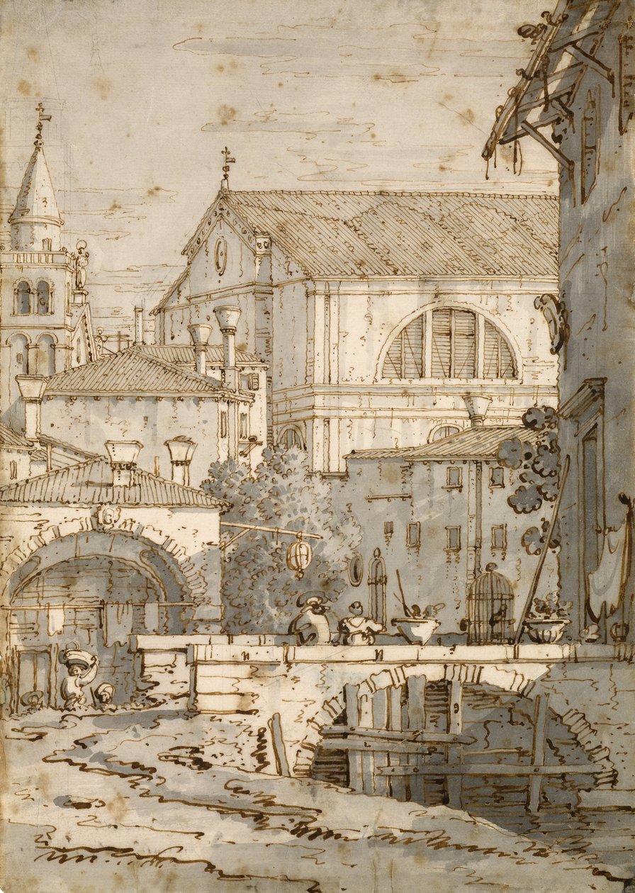 Capriccio المعمارية بواسطة قناة جيوفاني أنطونيو (كاناليتو)