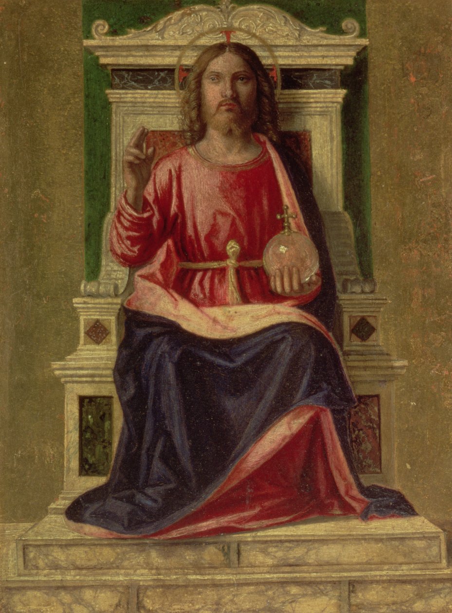 المسيح Enthroned ، c.1505 بواسطة جيوفاني باتيستا سيما دا كونجليانو
