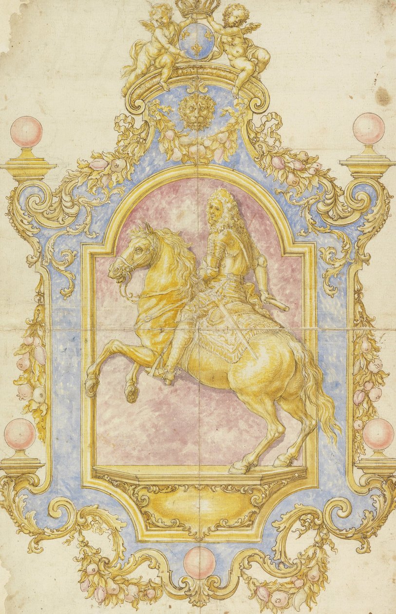 زخرفة الجدار لـ Cosimo III de Medici بواسطة جيوفاني باتيستا فوجيني