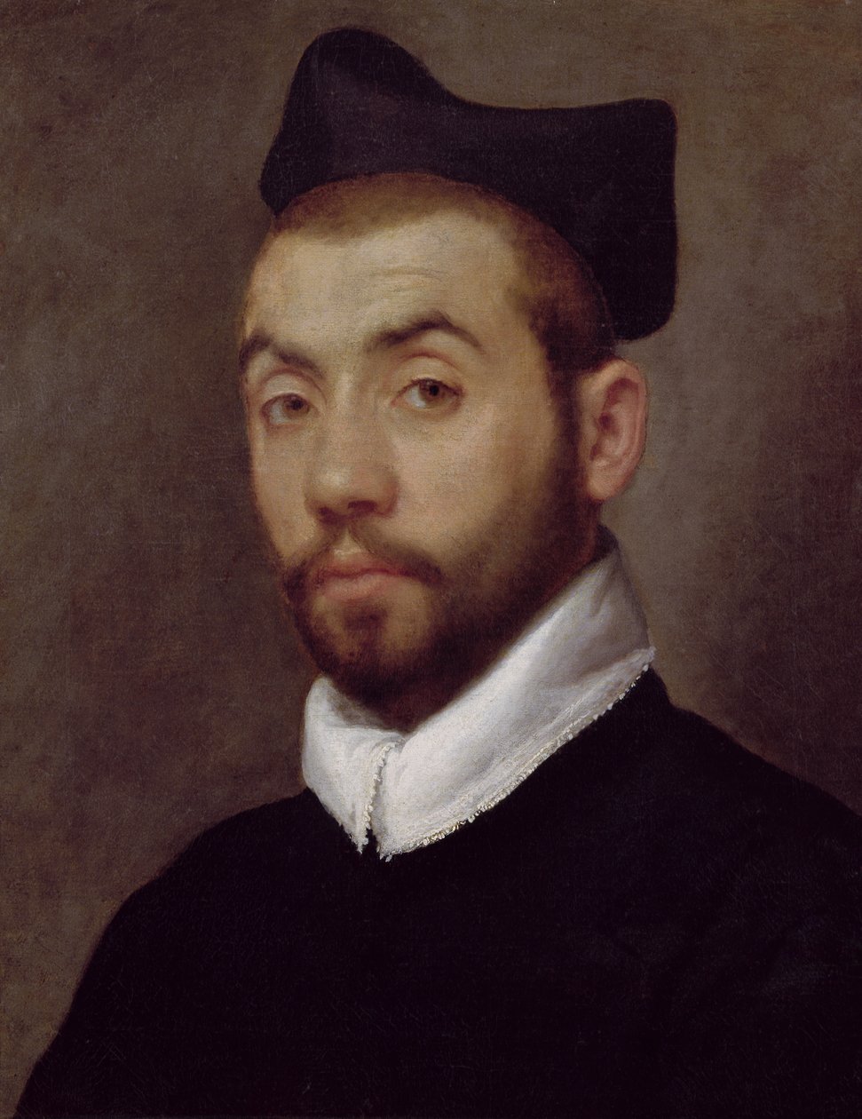 صورة لرجل يفترض أنه كليمنت ماروت (c.1495-1544) بواسطة جيوفاني باتيستا موروني