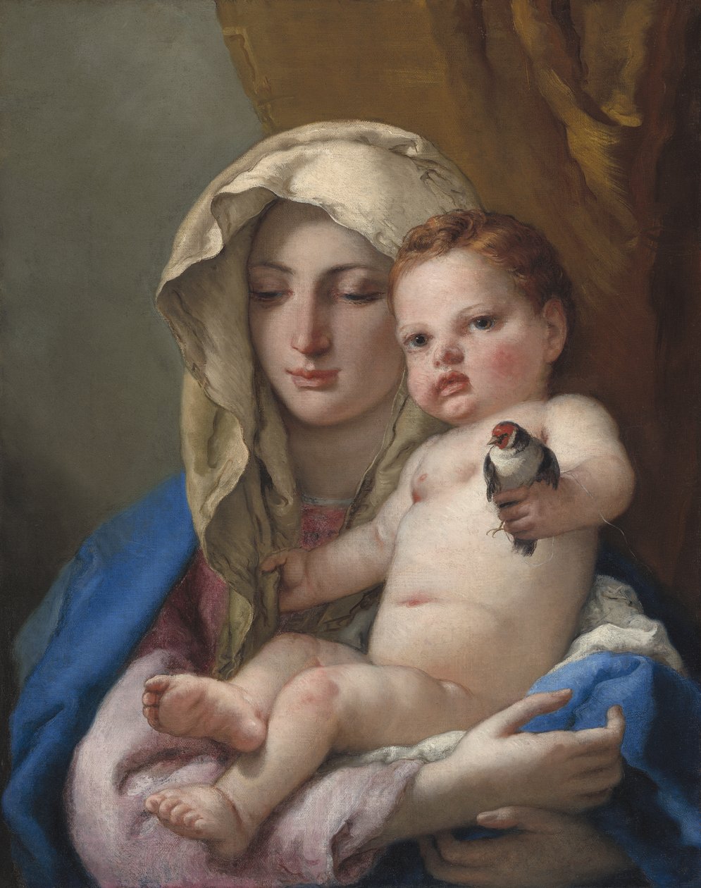مادونا من الحسون ، c.1767-70 بواسطة جيوفاني باتيستا تيبولو
