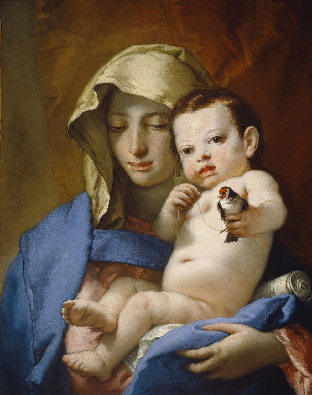 مادونا من الحسون ، c.1767-70 بواسطة جيوفاني باتيستا تيبولو