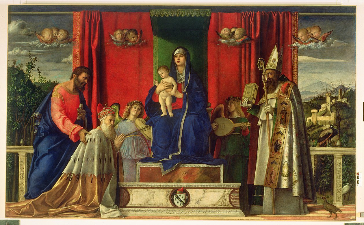 مادونا والطفل (Barbarigo Altarpiece) 1488 بواسطة جيوفاني بيليني
