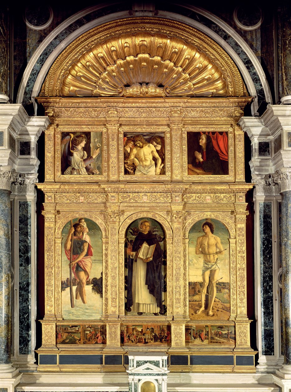 سانت فنسنت فيرير Altarpiece ، c.1465 (بوليبتش) بواسطة جيوفاني بيليني