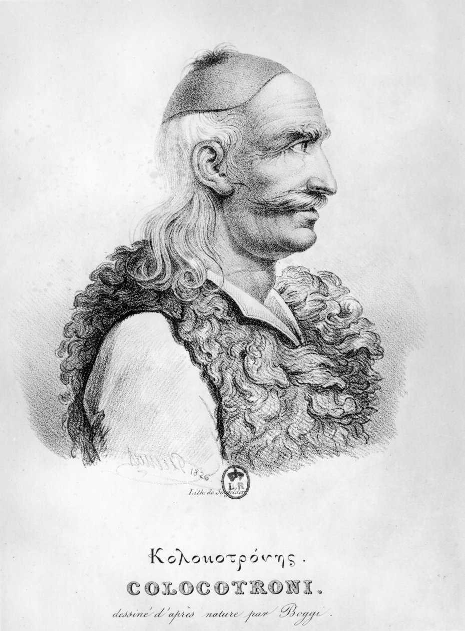 تيودور كولوكوترونيس (1770-1843) منقوش بواسطة ألويس سينيفيلدر (1771-1834) 1826 بواسطة جيوفاني بوجي